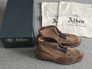 Alden オールデン スエード ブーツ 4011HC 未使用 サイズ:8 B/DライダースブーツTIMEWORN ATLAST アットラスト テンダーロイン アメカジ