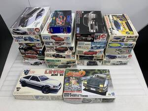 26/226☆①プラモデル　まとめ　TAMIYA　FUJIMI　Hasegawa　アオシマ　車　NISSAN　TOYOTA　HONDAなど　ジャンク　写真追加あり☆C2