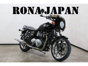 トライアンフ ボンネビルSE 2010モデル 距離：33,451km ビキニカウル・サイレンサー等カスタム Triumph Bonneville SE「ロナジャパン」