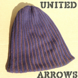 即決■INCERTUS　/　UNITED ARROWS■コムコムニット帽cap■古着