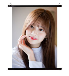 IZ*ONE　IZONE (アイズワン) キム・ミンジュ タベストリー 布ポスター　約41ｃｍ×57ｃｍ (A)