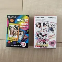 チェキフィルム　レインボー　FUJIFLM instax ディズニーセット