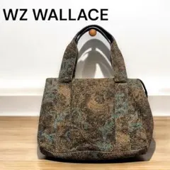 S343 美品 WZ WALLACE トートバッグ ブラウン系 マチ有り