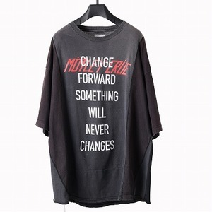 CHANGES VINTAGE REMAKE MULTI PANEL BAND TEE 定価15400円 MOTLEY CRUE モトリークルー　MASTERMIND マスターマインド RESURRECTION