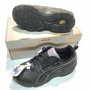 【1円スタート】★新品★SHOT＆WALK GL グラウンドゴルフシューズ 24.0cm ブラック/ブラック [TGW101] asicsアシックス 