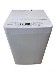 ※一部地域送料込※ Hisense ハイセンス 2021年製 全自動洗濯機 HW-E5503 5.5kg