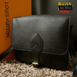 1円~【極美品】 ルイヴィトン LOUIS VUITTON カルトシエール ショルダーバッグ 斜めがけ エピ レザー ノワール ブラック メンズ ビジネス