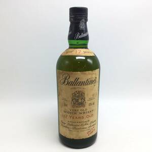 T46〇【未開栓】Ballantines バランタイン 17年 ベリーオールド スコッチウイスキー 750ml 43％ 洋酒 古酒 〇