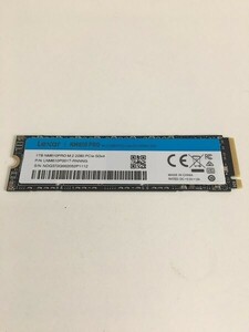 1円スタート Lexar NM610PRO SSD 1TB NVMe PCIe Gen 3x4 M.2 Type 2280 内蔵SSD 3D NAND最大読込 3,300MB/s 部品 パーツ ブラック A08525