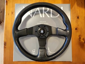 廃盤 ナルディ NARDI ガラ3 GARA ブラックレザー ステアリング 36パイ ホーンボタン リング 付き 