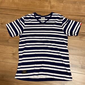 WTAPS 15SS VASQUE S/S-V/TEE.COTTON ボーダーtシャツ