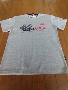 ・即決　中古　Kaepa　グレー半袖Tシャツ（M)