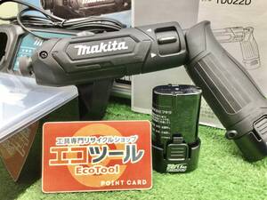 【未使用】☆Makita/マキタ 7.2v充電式ペンインパクトドライバ TD022DSHXB [IT6Y3WS1UHL6]