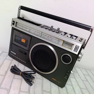 【動作確認済み】ソニー★SONY★FM/AMラジオカセットレコーダー★CF-1980Ⅱ★ラジカセ★ゴムベルト交換★レトロ★アンティーク★ビンテージ