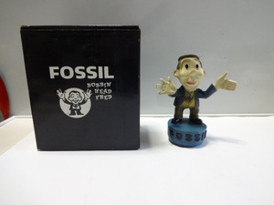 フォッシル　FOSSIL 卓上ディスプレイ　BOBBIN HEAD FRED ボブルヘッド　箱にスレ等有ります。