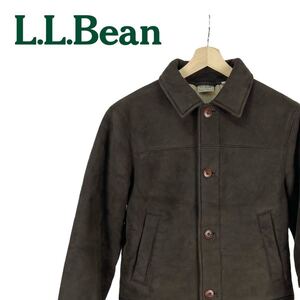 10M508◯ L.L.Bean エルエルビーン フェイクスエード 裏ボア ムートンコート 秋冬 ジャケット ヘビーアウター ヴィンテージ アメカジ