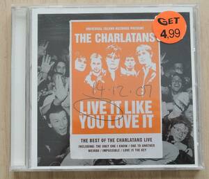 CD◇ CHARLATANS ◇ LIVE IT LIKE YOU LOVE IT ◇ 輸入盤 ◇ シャーラタンズ、ライヴ盤 ◇