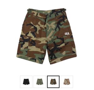 定価15400円 WIND AND SEA Cargo Shorts Woodland L ウィン ダン シー カーゴ ショーツ ウッドランド