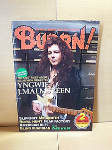 BURRN!/2002年2月号/YngwieMalmsteenAmericanHi-FiSlipknotFearFactoryBlindGuardianLanaLaneMegadethRoyalHuntToiletBoys