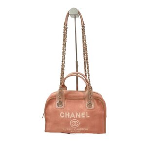 【中古】シャネル CHANEL レディース ドーヴィル ココマーク 2way チェーン ショルダーバッグ