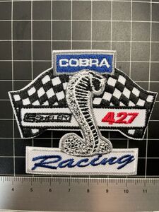 アイロンワッペン★シェルビーコブラ★４２７★V8★CHELBY COBRA