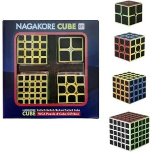 ナガコレキューブセット ２×２ ３×３ ４×４ ５×５ 競技用Cube 立体ゲーム パズルキューブ 教育キューブ 脳トレ