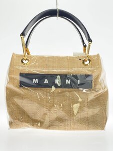 MARNI◆ハンドバッグ/PVC/CRM