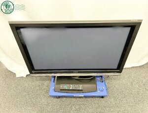 62410604691　□直接引き取り限定 1円～ HITACHI 日立プラズマテレビ P37-H01-1 リモコン付き 通電確認済み 現状品 中古品 テレビ 37インチ