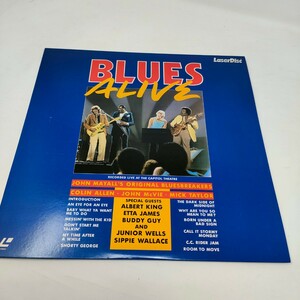 LD　ブルース・アライブ　BLUES ALIVE ジョン・メイオール ミックテイラー　　即決　送料込み　再生確認済み　レーザーディスク