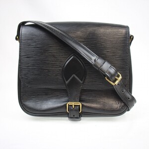 ◆ 1円 ～ 美品 LOUIS VUITTON / ルイヴィトン カルトシエール ショルダーバッグ ポシェット エピ ノワール M10961 ブラック系 152908