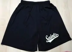 ビッグサイズ ハーフパンツ【XL】Saints ブラック