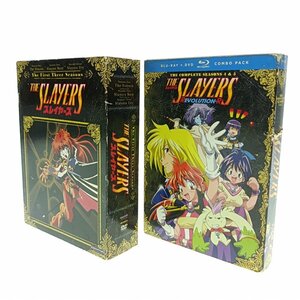 希少 THE SLAYERS スレイヤーズ 海外版 DVD BLU-RAY ブルーレイボックス 2点セット 懐 アニメ コレクション まとめ売り 現状 中古