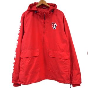 ◆TOMMY HILFIGER トミーヒルフィガー アノラックパーカー プルオーバージャケット XLサイズ メンズ 1円スタート