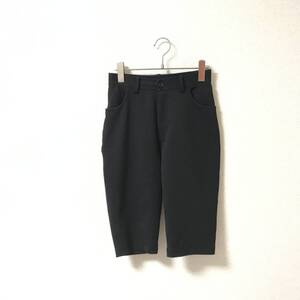 ★トリコ コムデギャルソン tricot COMME des GARCONS★レディース ハーフ クロップ パンツ ボトムス 黒 ブラック size S 管:A:10