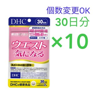 匿名発送　DHC　ウエスト気になる30日分×10袋　個数変更可　Ｙ