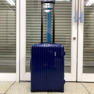 【リモワ】基準内 RIMOWA スーツケース SALSA サルサ 2輪 TSAロック 35L キャリーケース 857 52 ブルー トラベルバッグ 旅行かばん メンズ