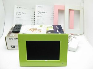 ★ハローカメラ★2372 SONY デジタルフォトフレーム DPF-E710【画像映りました】動作品 現状 1円スタート 即決有り