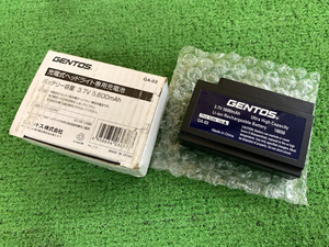 【未使用品】ジェントス/GENTOS　ヘッドライト用 専用充電池(バッテリー)　GA-03（3.7V）　2019年製　h121