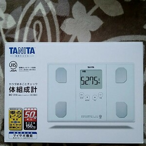 新品未使用 TANITA タニタ 体組成計 BC-314 パールホワイト 2023年製