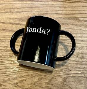 新潮文庫　非売品　レア　YONDA? 黒　マグ