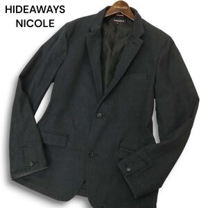 HIDEAWAYS NICOLE ハイダウェイ ニコル 2B シングル 通年★ テーラードジャケット Sz.50 メンズ　C4T09785_A#O