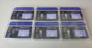 6個セット　Panasonic DVC DVM60 テープ mini DV LPモード90分　標準60分