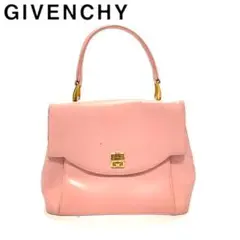 GIVENCHY ジバンシー ピンク　レディース　ハンドバッグ　レザー　カバン