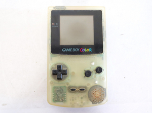 Nintendo ニンテンドー 任天堂 GAME BOY ゲームボーイ COLOR CGB-001 スケルトン 本体 ACN 060 566 083_KFU_B1127-F015