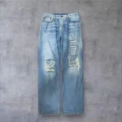 R13 damage denim