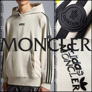 完売モデル/希少XS■国内正規品/新品【MONCLER GENIUS×ADIDAS】モンクレールジーニアスアディダスロゴダウンパーカーイタリア製アイボリー