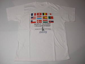 Coupe du Monde de la Boulangerie、ベーカリーワールドカップ ドンク DONQ 1999 パン　tシャツ　world bakery championship　