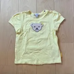 steiff シュタイフ  半袖　Tシャツ　試着のみ　イエロー　80