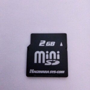 HAGIWARA　miniSDカード　2GB