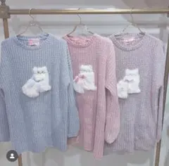 cat kitty meow knit  ねこ ニット　swankiss